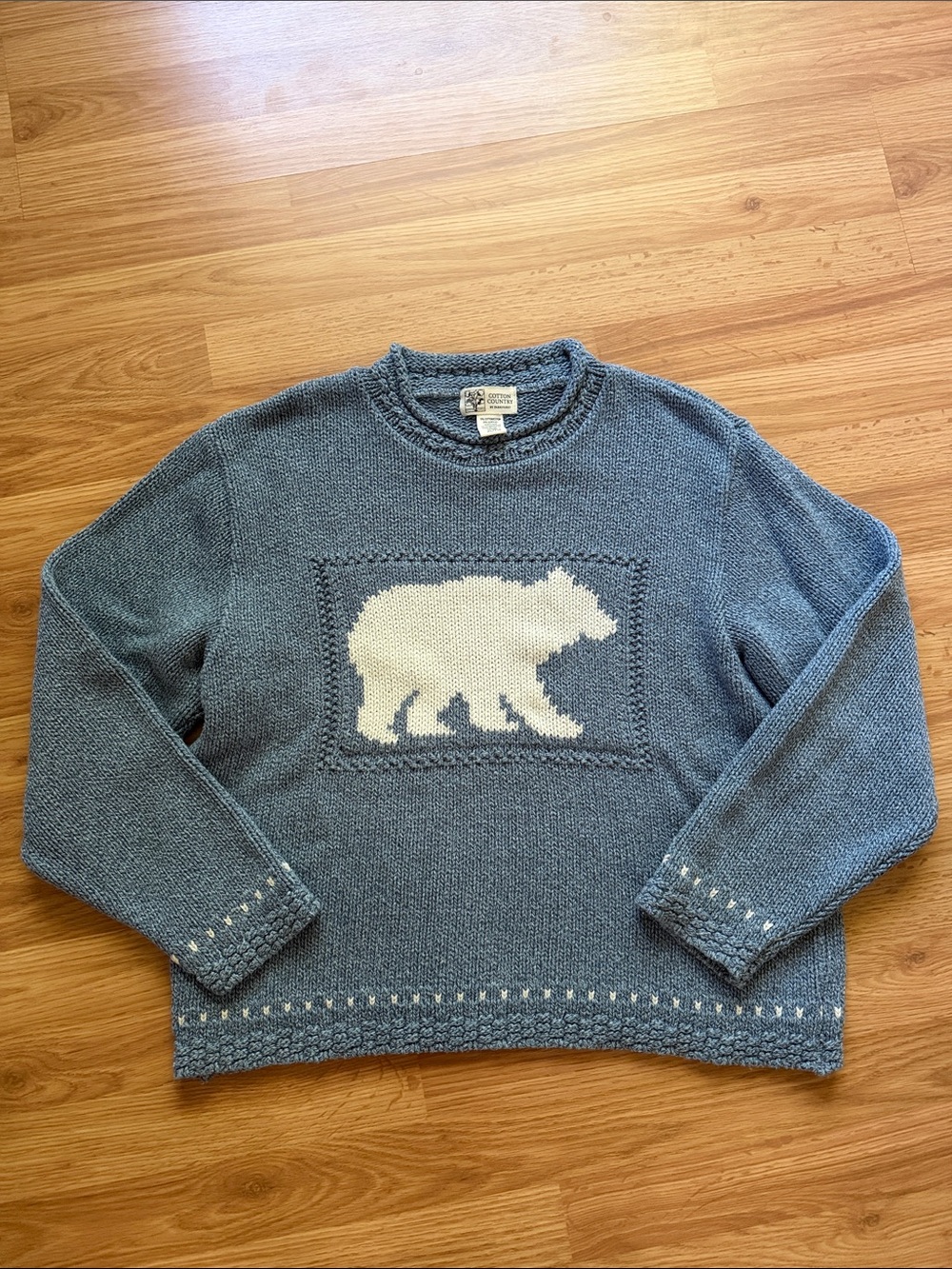 Cotton country sweater